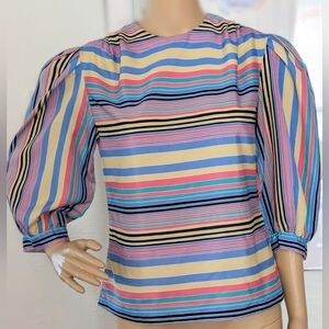 Striped Multicolor Vintage Top